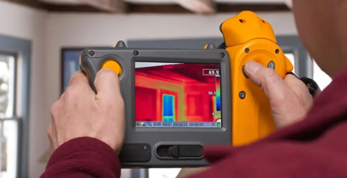home energy audit service capturing thermal readings to analyze insulation and electrical efficiency in Salt Lake City, UT