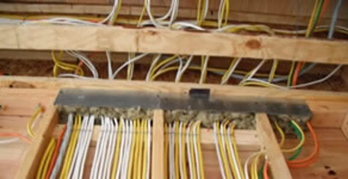 new construction wiring services with organized electrical rough-in performed by licensed electricians in Salt Lake City, UT